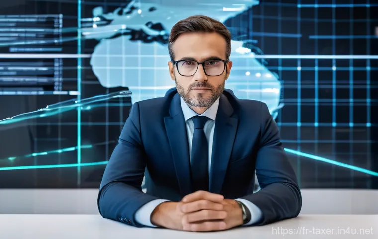 세무사와 고객 관리 전략 - **Prompt 2: Digital Efficiency with a Human Touch**
    "A diverse team of three French accounting p...