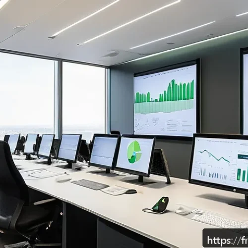 세무사와 탄소세 이슈 - A modern French corporate office environment where accountants and environmental specialists collabo...