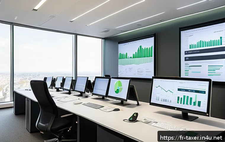 세무사와 탄소세 이슈 - A modern French corporate office environment where accountants and environmental specialists collabo...